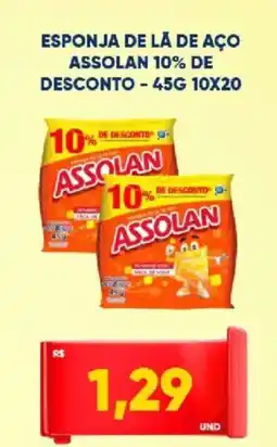 Tatico Esponja de lă de aço assolan 10% de desconto oferta