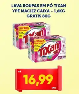 Tatico Lava roupas em pó tixan ype maciez caixa oferta