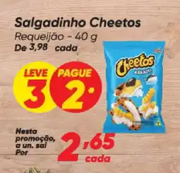 Dia Salgadinho Cheetos Requeijão oferta