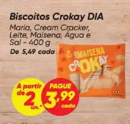 Dia Biscoitos Crokay DIA oferta