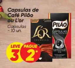 Dia Capsulas de Café Pilão où L'or oferta
