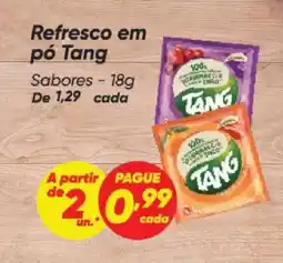 Dia Refresco em pó Tang oferta