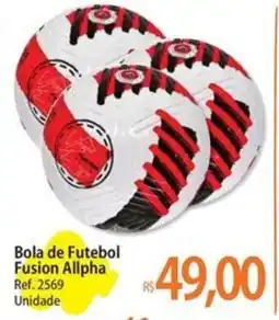Atacadão Bola de Futebol Fusion Allpha oferta