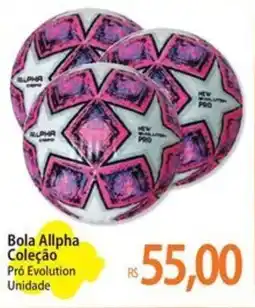 Atacadão Bola Allpha Coleção Pró Evolution Unidade oferta