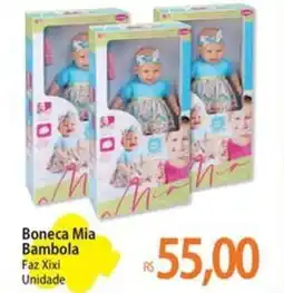 Atacadão Boneca Mia Bambola oferta