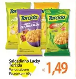 Atacadão Salgadinho Lucky Torcida oferta