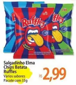Atacadão Salgadinho Elma Chips Batata Ruffles oferta