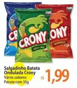 Atacadão Salgadinho Batata Ondulada Crony oferta