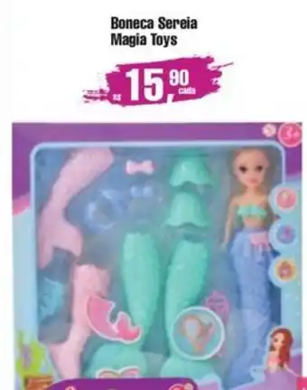 Supermercados Mateus Boneca Sereia Magia Toys oferta