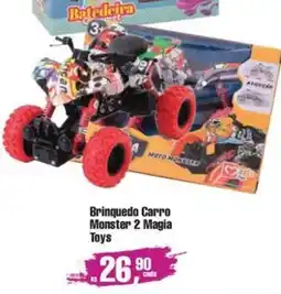 Supermercados Mateus Brinquedo Carro Monster 2 Magia Toys oferta