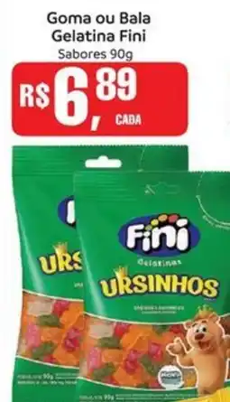 Supermercados Mateus Goma ou Bala Gelatina Fini Sabores oferta