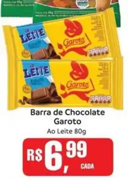 Supermercados Mateus Barra de Chocolate Garoto oferta