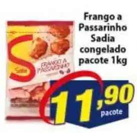 Vencedor Atacadista Frango a Passarinho Sadia congelado pacote 1kg oferta