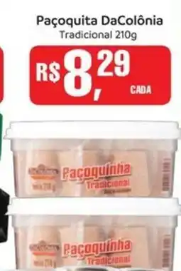 Supermercados Mateus Paçoquita DaColônia Tradicional oferta