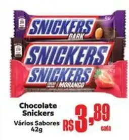 Supermercados Mateus Chocolate Snickers oferta