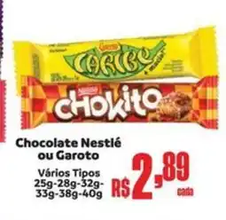 Supermercados Mateus Chocolate Nestlé ou Garoto oferta