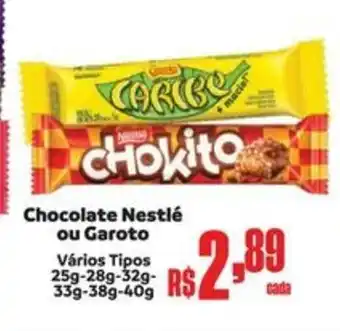 Supermercados Mateus Chocolate Nestlé ou Garoto oferta