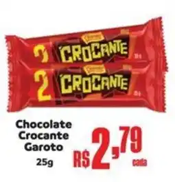 Supermercados Mateus Chocolate Crocante Garoto oferta