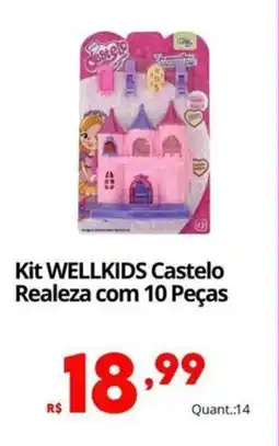 Althoff Supermercados Kit WELLKIDS Castelo Realeza oferta