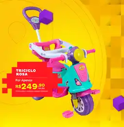 Casa e Vídeo Triciclo rosa oferta