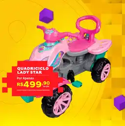 Casa e Vídeo Quadriciclo lady star oferta