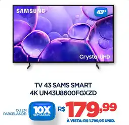 DB Supermercados Tv 43 sams smart 4K UN43U8600FGXZD oferta