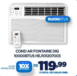 DB Supermercados Cond ar fontaine dig 10.000BTUS HEJ101207003 oferta