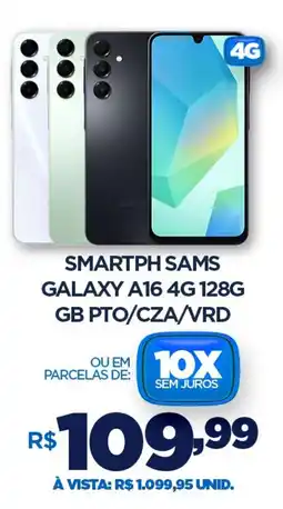 DB Supermercados Smartph sams galaxy a16 4g 128g gb pto/cza/vrd oferta