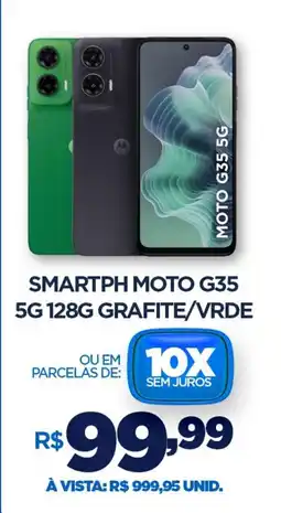 DB Supermercados Smartph moto g35 5g 128g grafite/vrde oferta