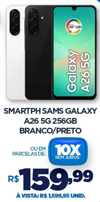 DB Supermercados Smartph sams galaxy a26 5g 256gb branco/preto oferta