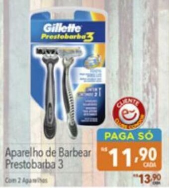 Aparelho de Barbear Prestobarba 3