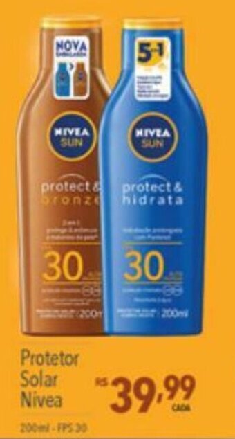Supermercados Condor Protetor solar Nivea FPS 30 200ml oferta