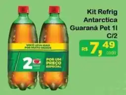 Chama Supermercados Kit Refrig Antarctica Guaraná Pet C/2 oferta