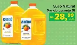 Chama Supermercados Suco Natural Xando Laranja oferta