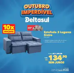 Deltasul Estofado 3 Lugares Sintra oferta