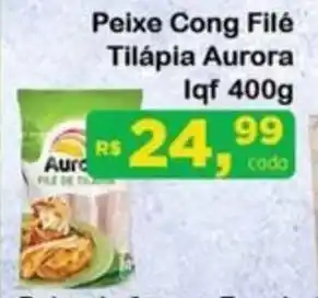 Chama Supermercados Peixe Cong Filé Tilápia Aurora Iqf oferta