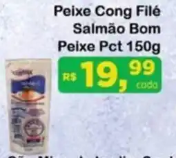Chama Supermercados Peixe Cong Filé Salmão Bom Peixe Pct oferta