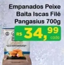 Chama Supermercados Empanados Peixe Baita Iscas Filé Pangasius oferta