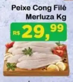 Chama Supermercados Peixe Cong Filé Merluza oferta