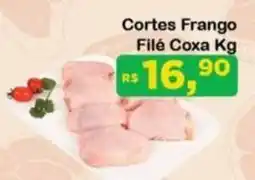 Chama Supermercados Cortes Frango Filé Coxa oferta
