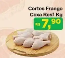 Chama Supermercados Cortes Frango Coxa Resf oferta