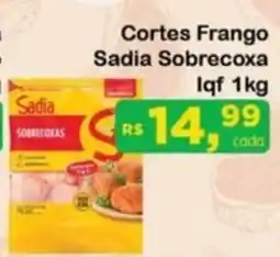 Chama Supermercados Cortes Frango Sadia Sobrecoxa oferta