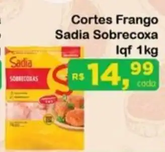 Chama Supermercados Cortes Frango Sadia Sobrecoxa oferta