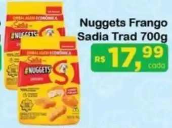 Chama Supermercados Nuggets Frango Sadia Trad oferta