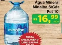 Chama Supermercados Água Mineral Minalba S/Gás Pet oferta