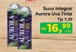 Chama Supermercados Suco Integral Aurora Uva Tinta Tp oferta
