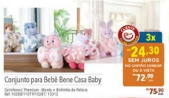 Supermercados Condor Conjunto para Bebe Bene Casa Baby oferta