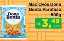 Chama Supermercados Mac Ovos Dona Benta Parafuso oferta