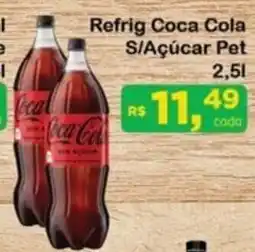 Chama Supermercados Refrig Coca Cola S/Açúcar Pet oferta