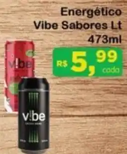 Chama Supermercados Energético Vibe Sabores Lt oferta